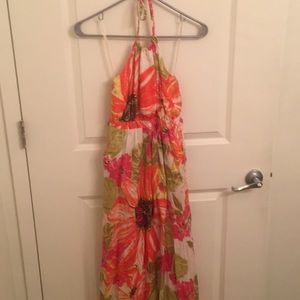 floral maxi dress
